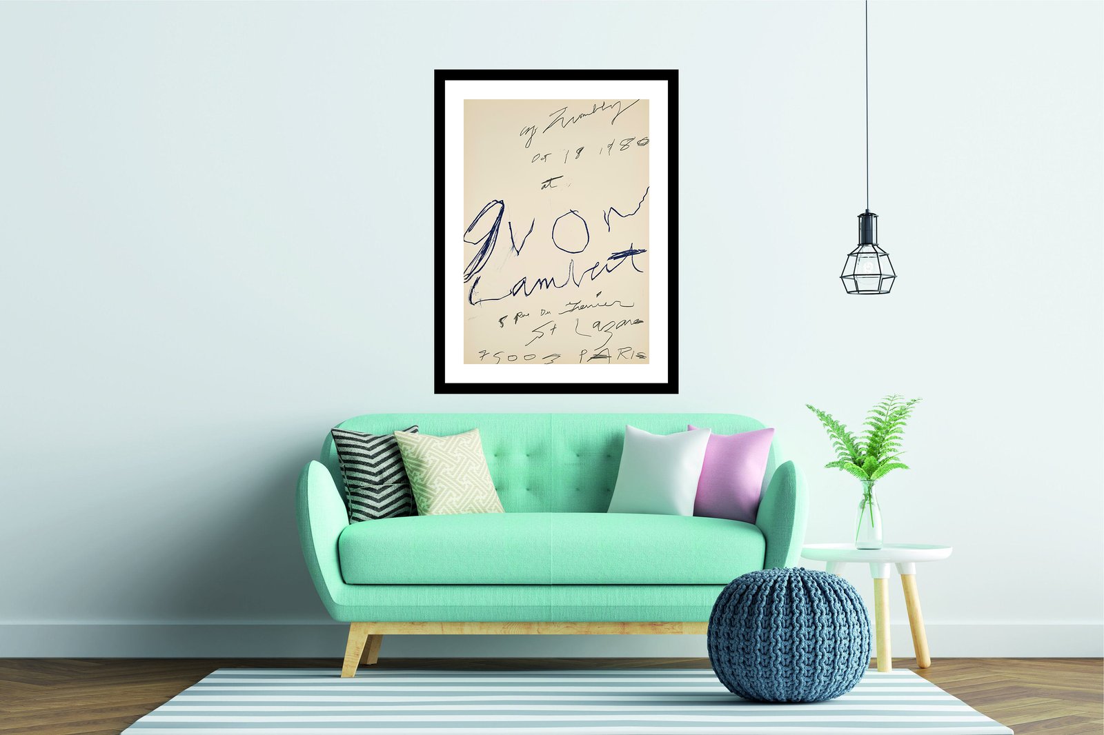 Cy Twombly - Exhibition Poster, Yvon Lambert Gallery 1980 Cy Twombly - Exhibition Poster, Yvon Lambert Gallery 1980